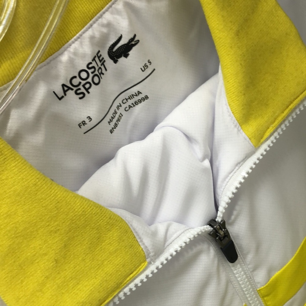 Last ONE Lacoste Taffeta jacket and joggers / pant set - Picture 6 of 6